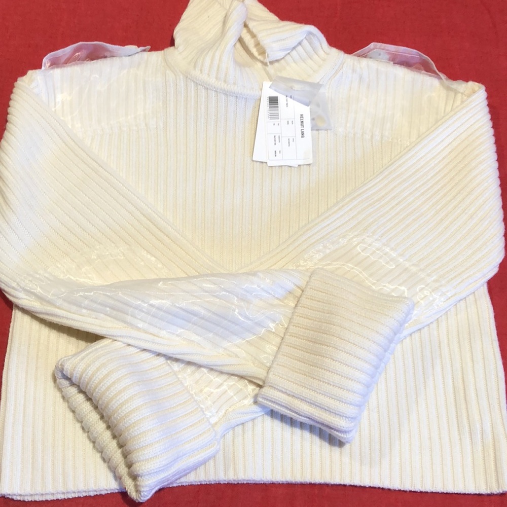 Helmut Lang military crop sweater, XS - Picture 4 of 5